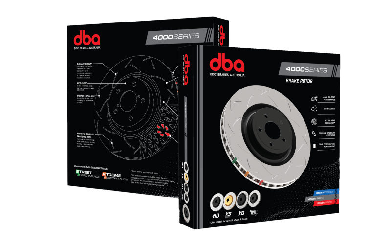 DBA 98-06 Accord V6 (exc 03-06 EX model w/ 6spd) / 03-06 Accord 4 cyl Front Slotted 4000 Series Roto