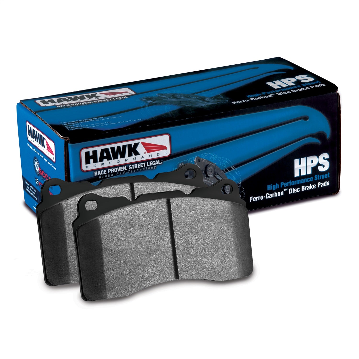 HB371F.600 Hawk HPS Brake Pads REAR